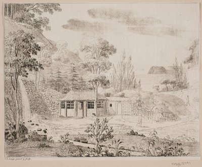 Una casa da bagno a Liselund su Møn da Søren L. Lange