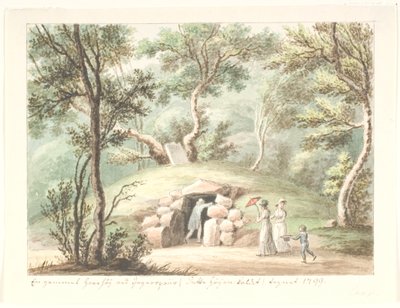 Tumulo funerario presso Jægerspris da Søren L. Lange