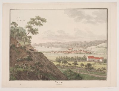 Vejle da nord-ovest da Søren L. Lange
