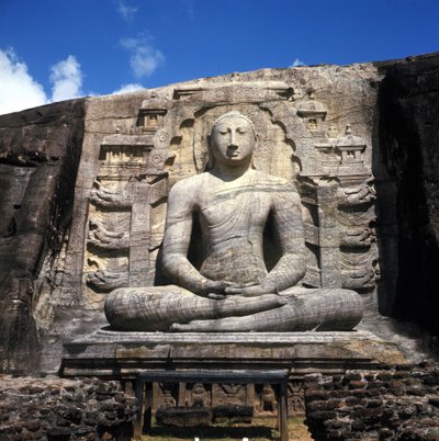 Buddha di Gal Vihare di Polonnaruwa (Sri Lanka) (attribuito al re Parakrama Bahu) da Sri Lankan School