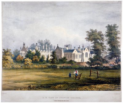 Dulwich College, Londra, c1830 da Standidge and Co