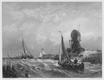 Lo Schelda, Isola di Texel, dal quadro nella Galleria Vernon da Stanfield