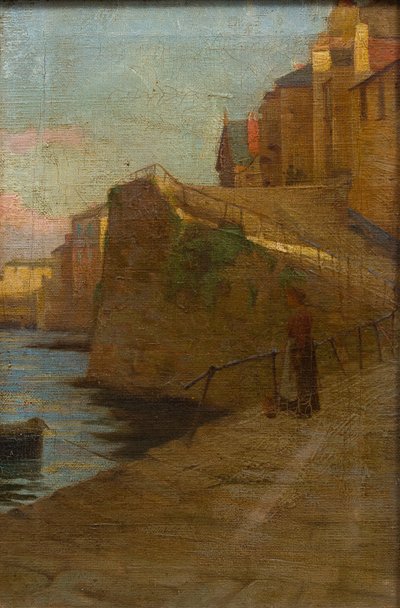 Figura su Newlyn Slip (senza titolo) da Stanhope Alexander (school of) Forbes