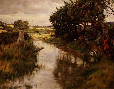 Bambini che Pescano da Stanhope Alexander Forbes