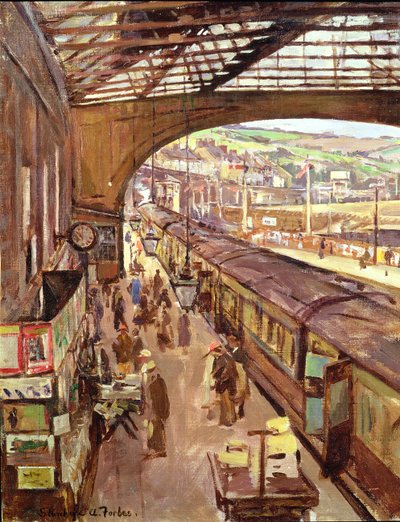 Penzance: Stazione ferroviaria da Stanhope Alexander Forbes