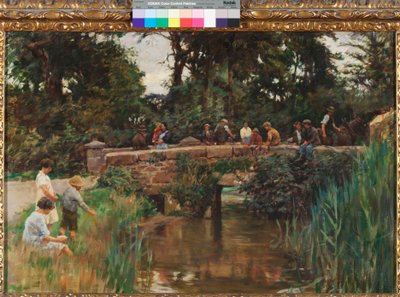 Ponte di Relubbus, c.1930 da Stanhope Alexander Forbes
