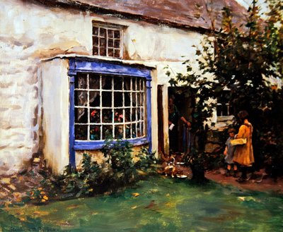 La finestra blu da Stanhope Alexander Forbes