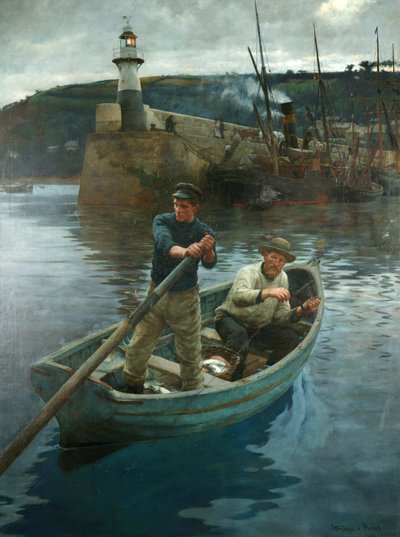 Il faro di Newlyn, Cornovaglia da Stanhope Alexander Forbes