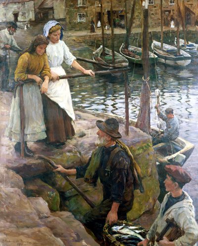 I vecchi gradini del molo da Stanhope Alexander Forbes