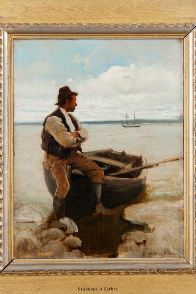 Traghettatore a Flushing da Stanhope Forbes