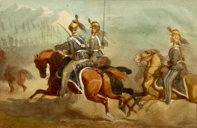 Cavalleria, Illustrazione di Stanislao Grimaldi del Poggetto da Stanislas Grimaldi del Poggetto