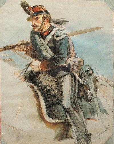 Studio di uniformi, Disegno di Stanislao Grimaldi del Poggetto da Stanislas Grimaldi del Poggetto