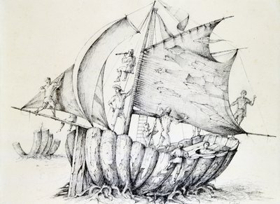 La nave, c1850-1890 da Stanislas Lepine