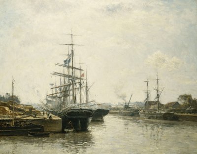 Le Bassin de Caen, 1887 da Stanislas Victor Edouard Lepine