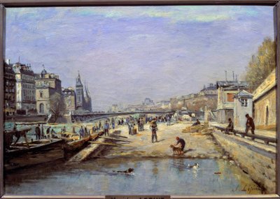 Le quai aux fleurs a Parigi da Stanislas Victor Edouard Lepine