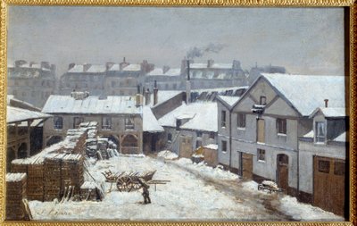 I sobborghi di Parigi sotto la neve da Stanislas Victor Edouard Lepine