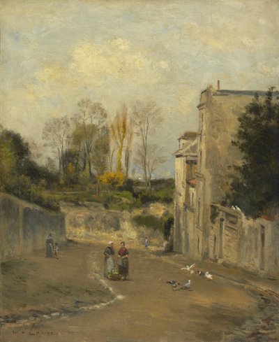 Montmartre, la Rue Cortot da Stanislas Victor Edouard Lepine