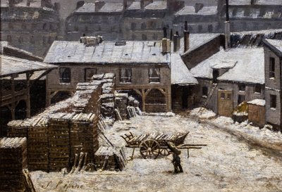 Neve a Parigi da Stanislas Victor Edouard Lepine