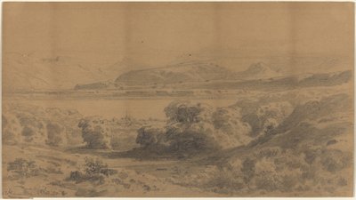 Panorama su un lago di montagna da Stanislaus Graf von Kalckreuth