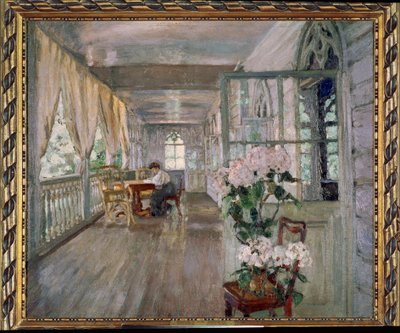 Terrazza di un maniero da Stanislav Joulianovitch Joukovski