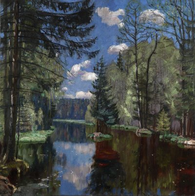 Lago nella foresta, 1934 da Stanislav Julianovic Zukovskij