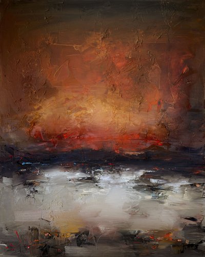 Paesaggio astratto infuocato da Stanislav Lazarov
