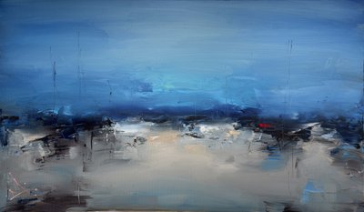 Paesaggio blu malinconico da Stanislav Lazarov
