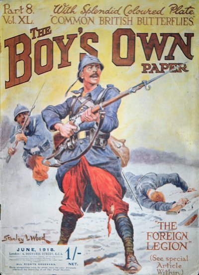Legione Straniera Francese nella Prima Guerra Mondiale, copertina di The Boy