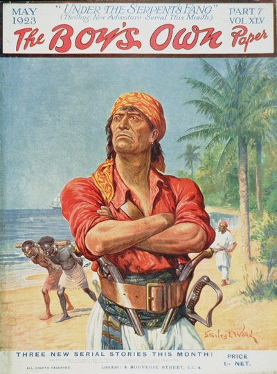 Figura di pirata dalla copertina di 