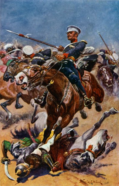 Il 9º Lancieri a Chilleanwallah da Stanley L. Wood