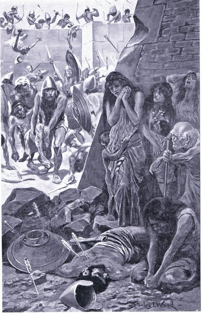 Tiro assediata da Nabucodonosor di Babilonia da Stanley L. Wood