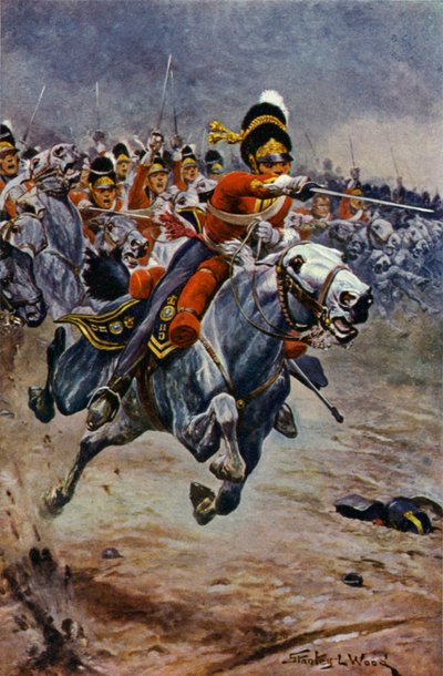 Waterloo, La Carica degli Scots Greys da Stanley L. Wood