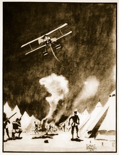 Bombardamento dei turchi ai Dardanelli, illustrazione da 