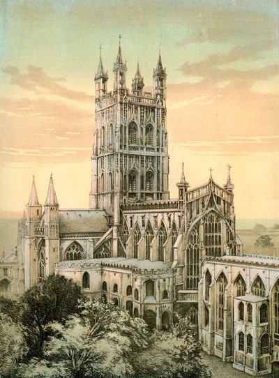 Cattedrale di Gloucester, Gloucestershire da Stannard and Son
