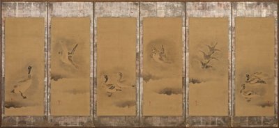 Oche selvatiche, periodo Momoyama o Edo da Sôtatsu