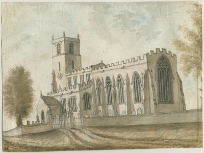 Chiesa di Checkley da Stebbing Shaw