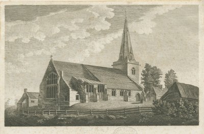 Chiesa di Church Eaton: incisione da Stebbing Shaw