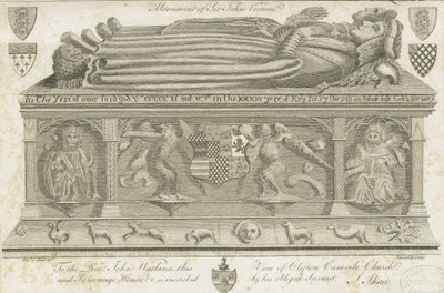 Chiesa di Clifton Campville - Monumento di Vernon da Stebbing Shaw