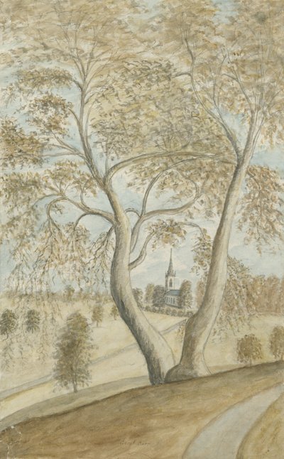 Cappella di Great Barr (acquerello) da Stebbing Shaw