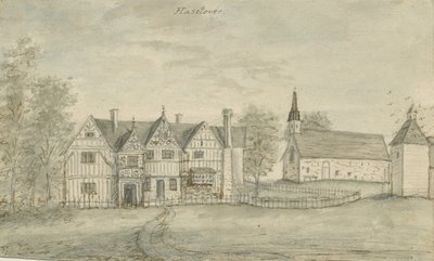 Cappella di Haselour: acquerello, nd [1797] da Stebbing Shaw