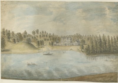 Himley Hall: acquerello da Stebbing Shaw