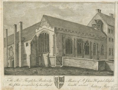 Lichfield - Ospedale e Cappella di San Giovanni da Stebbing Shaw