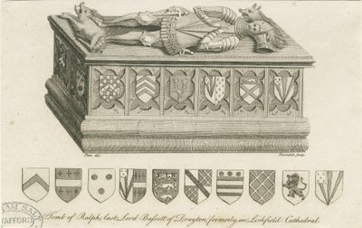 Cattedrale di Lichfield - Tomba di Lord Bassett da Stebbing Shaw