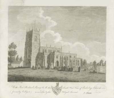 Chiesa di Penkridge da Stebbing Shaw