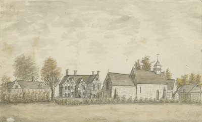 Pipe Ridware - Chiesa e Manor House da Stebbing Shaw