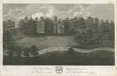 Prestwood Hall: incisione da Stebbing Shaw