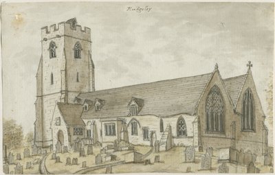 Chiesa di Rugeley (Vecchia) da Stebbing Shaw