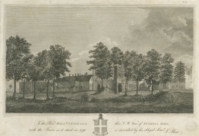Castello/Hall di Rushall da Stebbing Shaw
