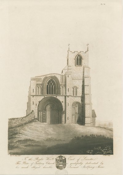 Chiesa Prioria di Tutbury da Stebbing Shaw