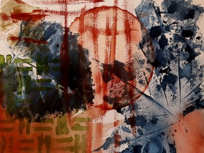 Esperimento con foglie - Nr. 3 da Steegs Art Karin